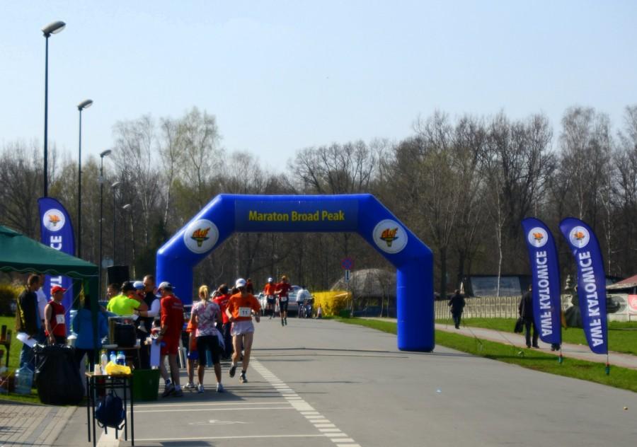 Meta Maratonu Broad Peak w pobliżu Lotniska Muchowiec
