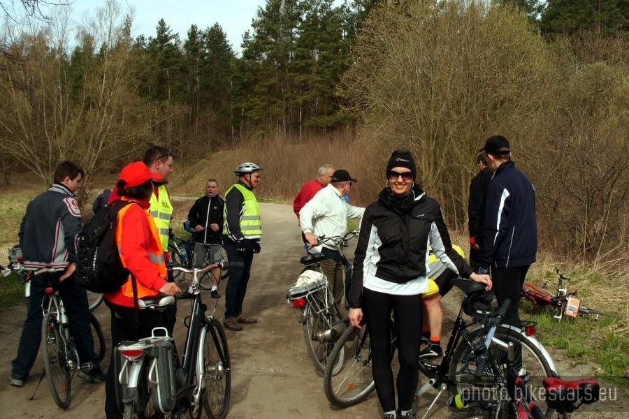 Pierwszy postój nad jeziorem w Lubiszewie