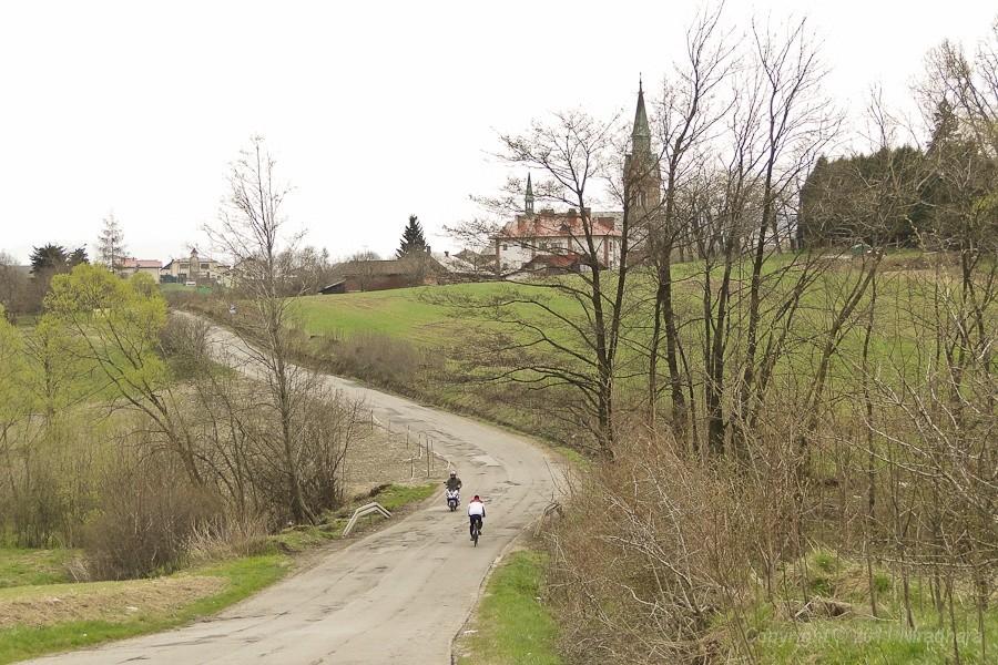 czerwony szlak rowerowy