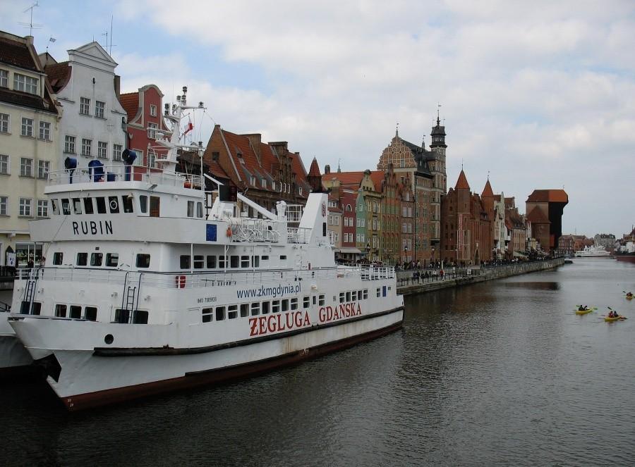 Gdańsk - widok z Mostu Zielonego