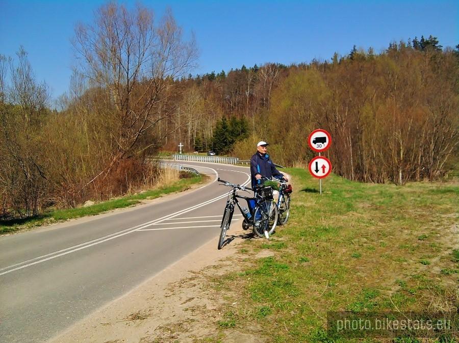 Andrzej którego spotkałem dzisiaj na trasie.