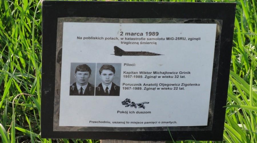 Pamięci poległych pilotów