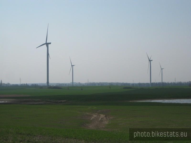 Elektrownie wiatrowe.