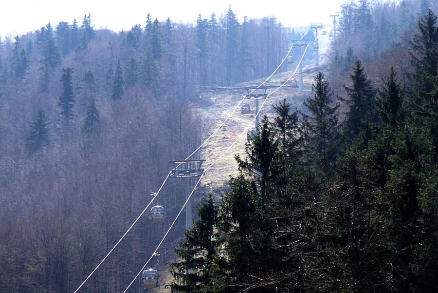 Kolejka linowa na górę Chleb