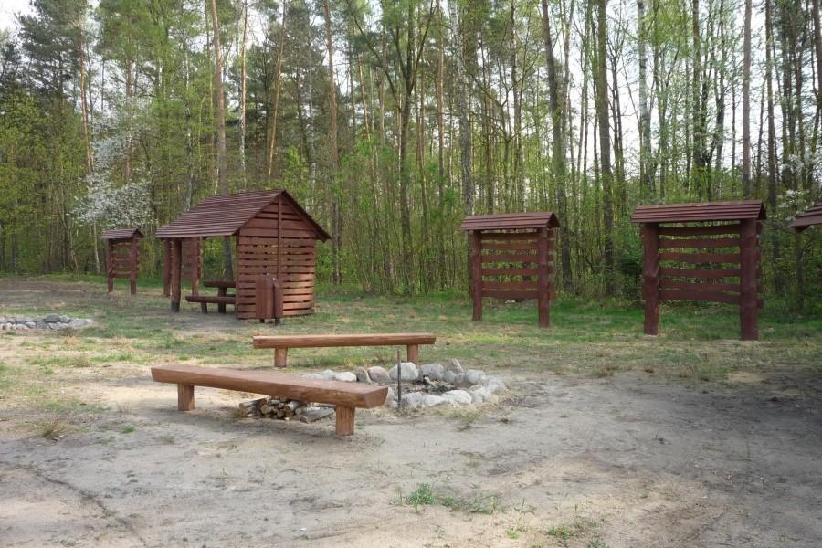 Polana turystyczna wlesie śękocińskim