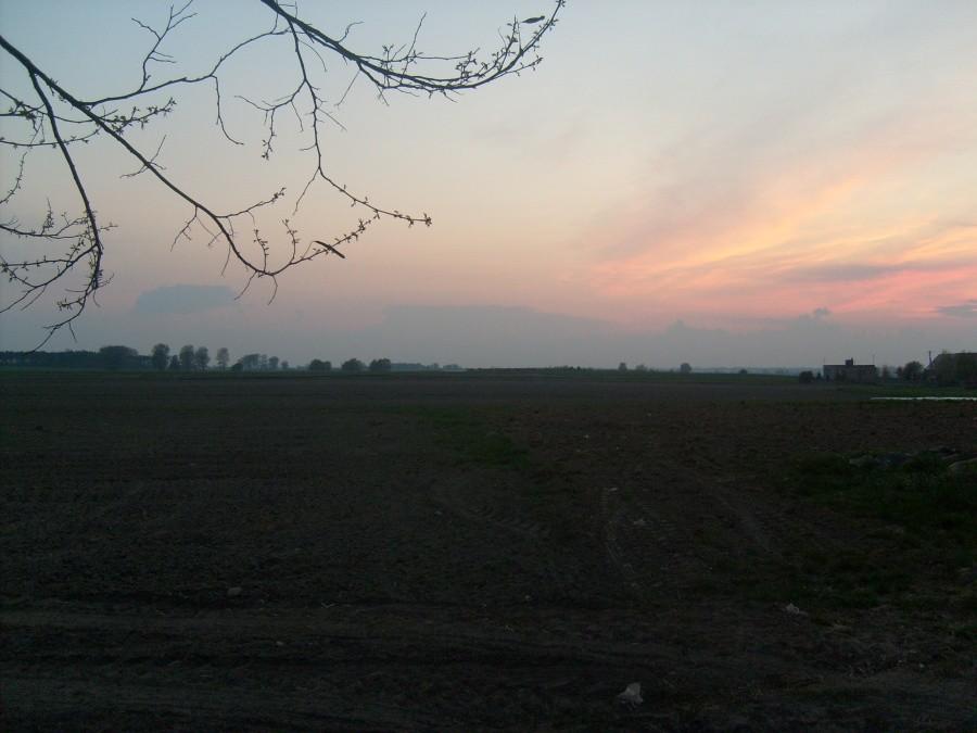 Zachód słońca nad Pleszewem