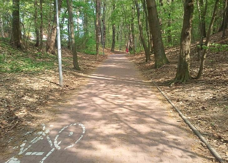 Ścieżka rowerowa na Głębokim