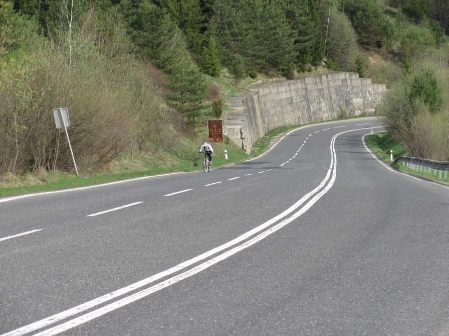 podjazd pod Sedlo Vabec