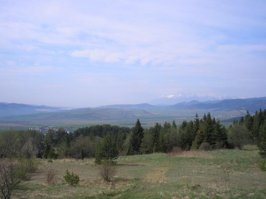 widok z Tatrami