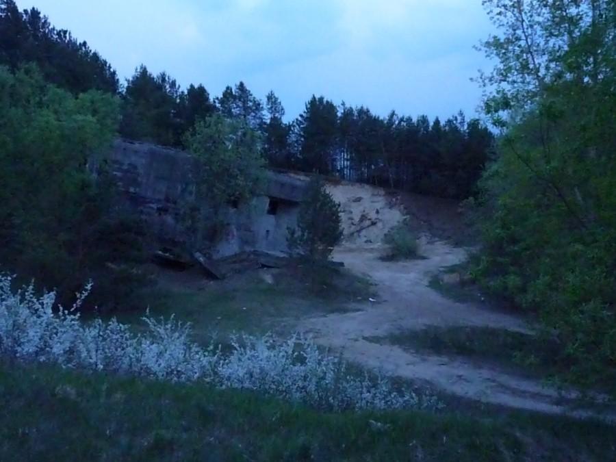 Jeden z kilku mijanych bunkrów na trasie