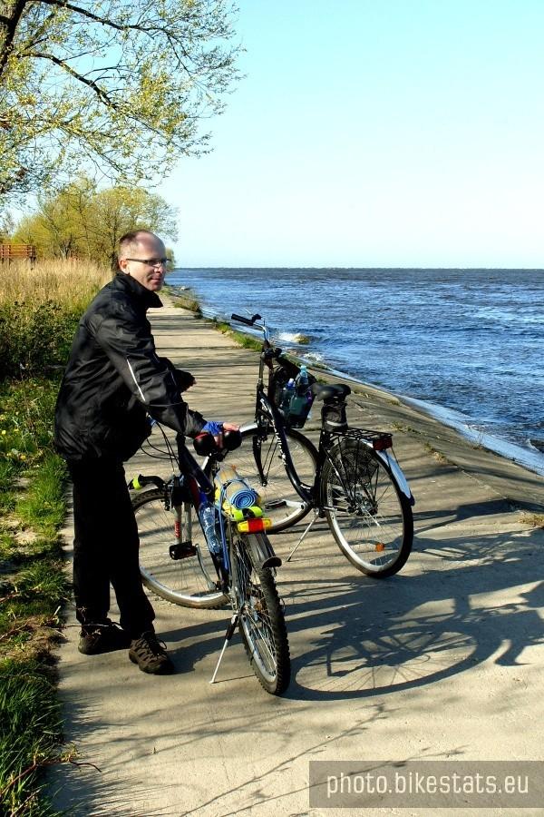 Wisła wpada do Bałtyku....