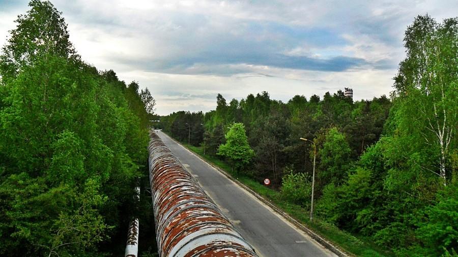 Widok na rurociąg