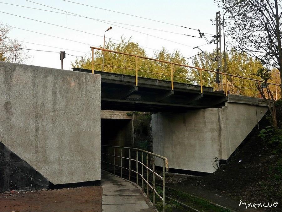 Wyremontowany mostek wąskotorówki :)
