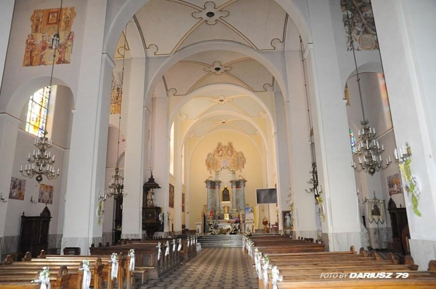 Wnętrze Sanktuarium MB Okulickiej
