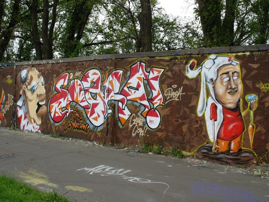 Po akcji Adidasa pojawiają się nowe graffiti