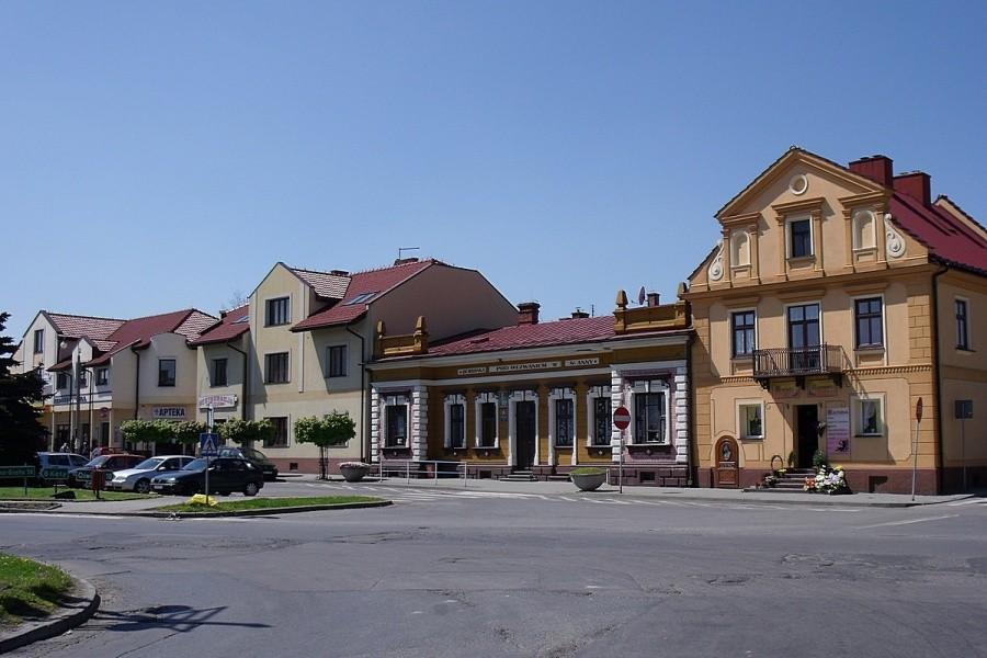 Rynek w Wilamowicach