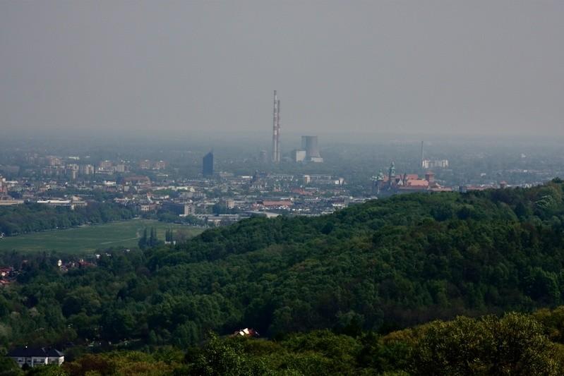 Kraków z Kopca Piłsudskiego.