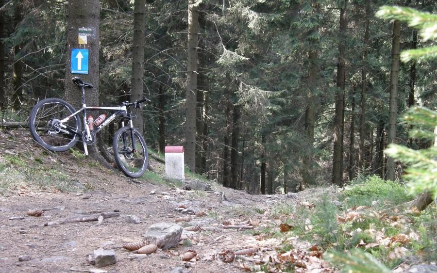 Tędy w dół, cześciowo trasą sobotniego maratonu