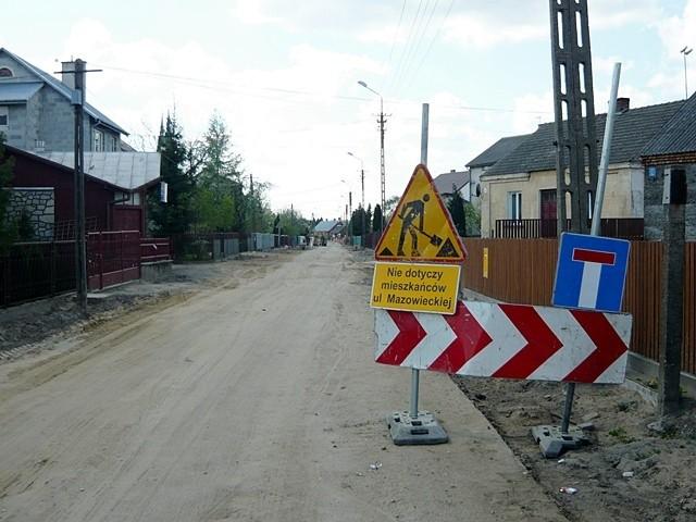 Roboty drogowe - Nie dotyczy mieszkańców ul. Mazowieckiej