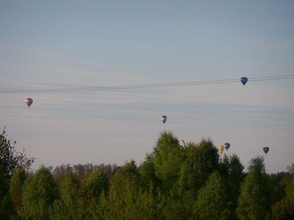 Międzynarodowa Mazowiecka Fiesta Balonowa - niestety zdjęcie z daleka, czyli kiepskie :)