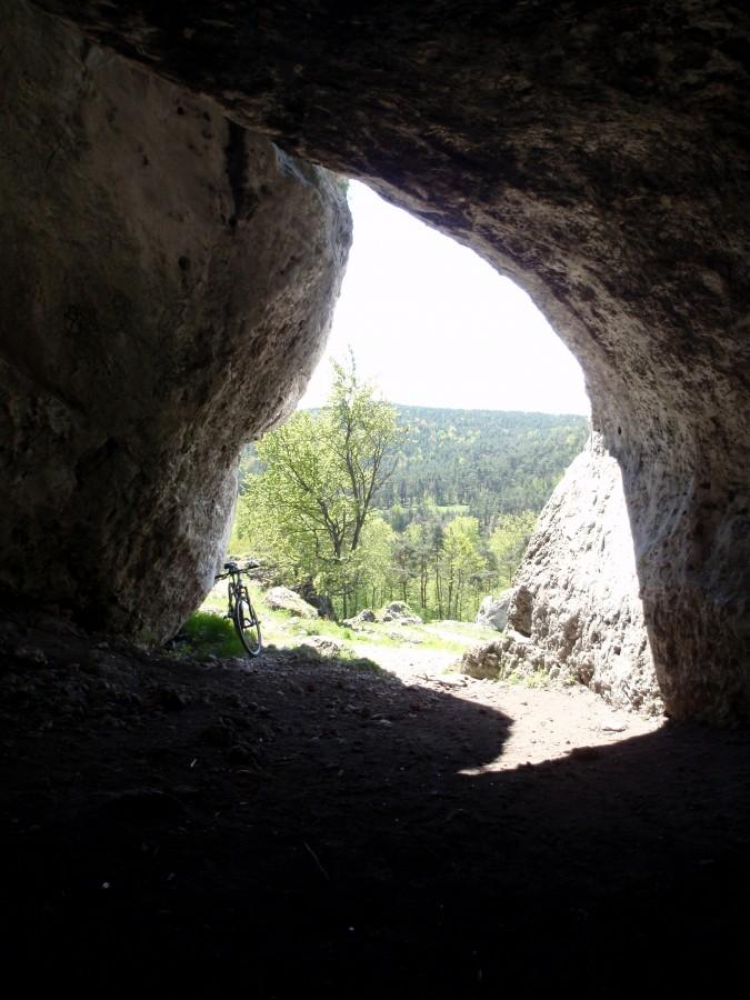 Widok ze schroniska skalnego