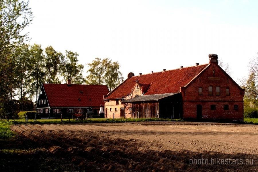 Gospodarstwo żuławskie w Drewnicy