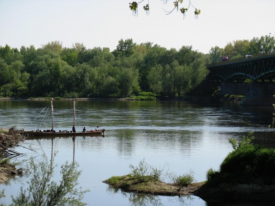 Żaglowiec na Wiśle