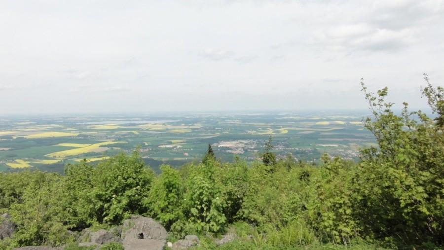 Widok ze szczytu ślęży