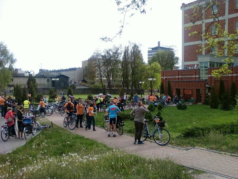 Start sprzed Biblioteki Głównej PŁ