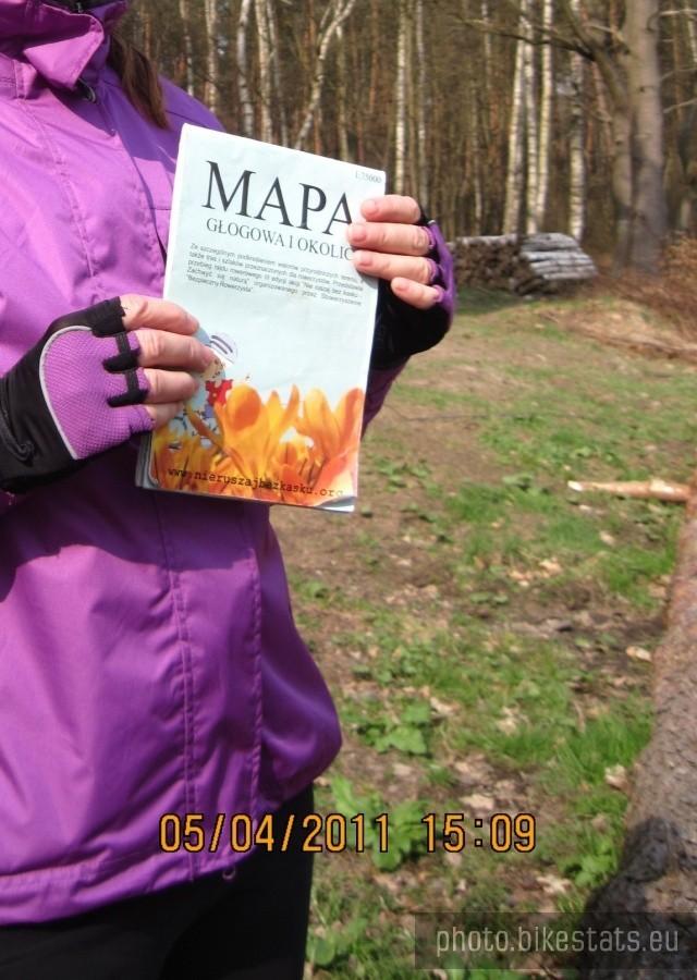 Zawsze z mapą. W lesie między Jakubowem a Gaikami