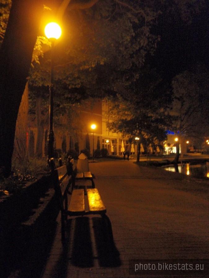 Wieczór w centrum Iławy