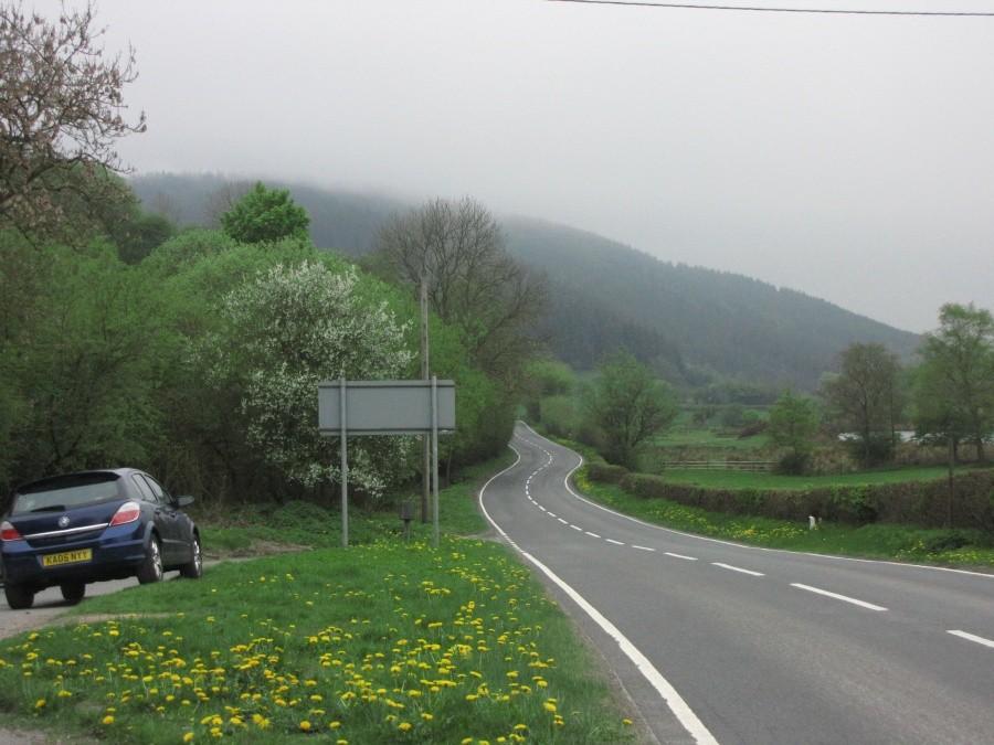 Horseshoe Pass in Wales