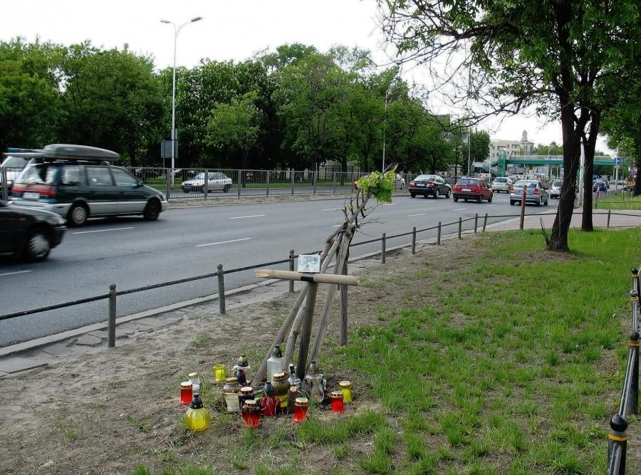 Miejsce tragicznego wypadku z 12.05.11