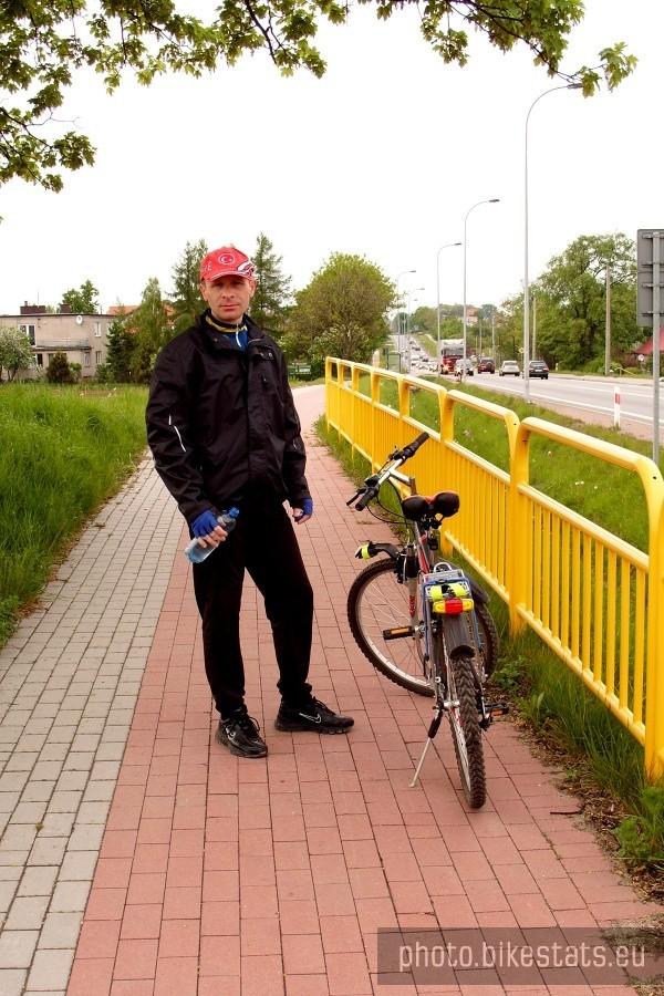 Testowanie drogi rowerowej prowadzącej do Pruszcza Gdańskiego
