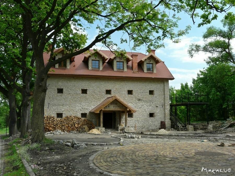 Remont spichlerza w Żyglinku