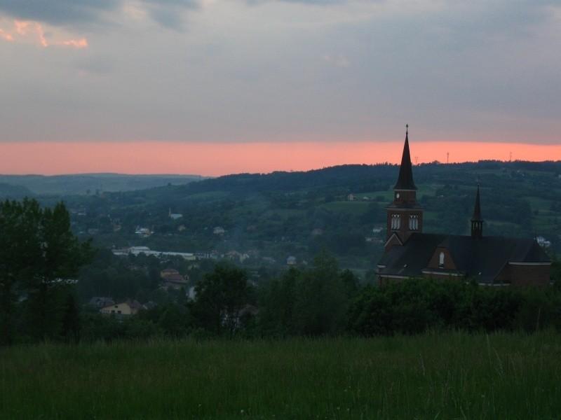 Widok na Lubenię, Babią Górę i Grochowiczną.
