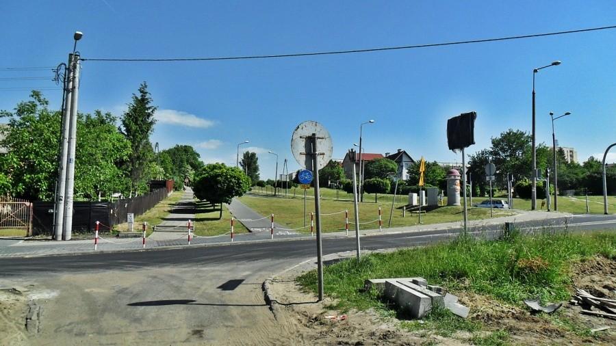 Gościńczyk w stronę miasta