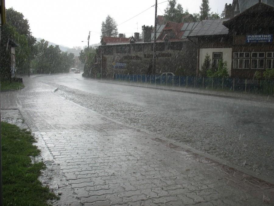 Burza w Szczawnicy
