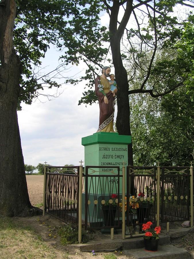 Osobliwy Św. Józef przy drodze w Służewie