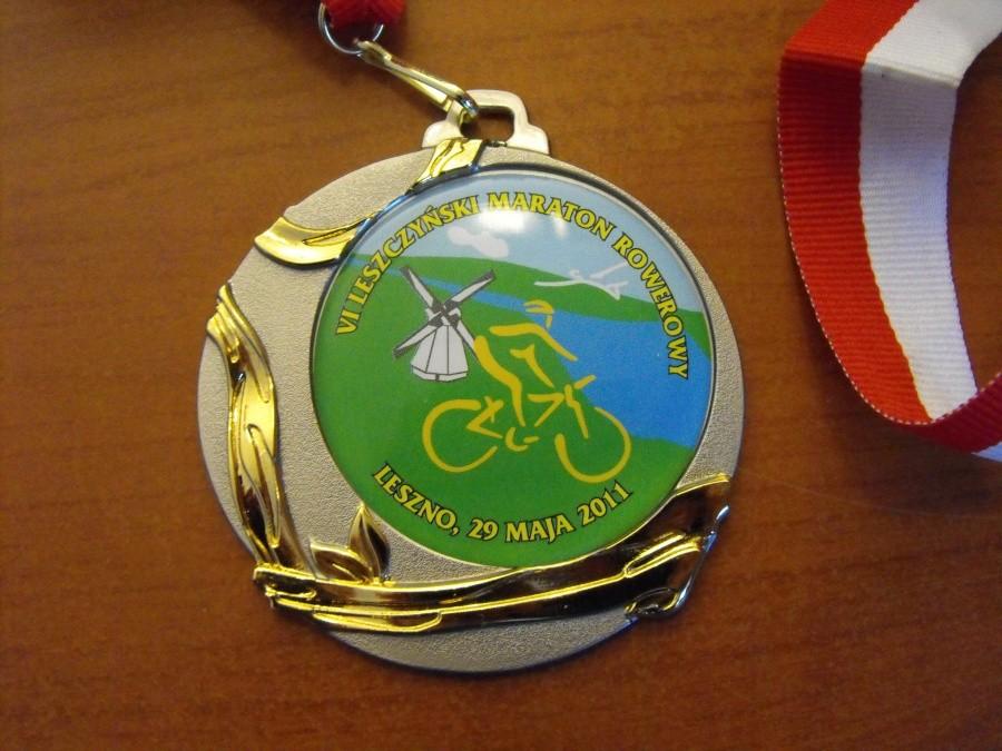 VI Maraton Szosowy w Lesznie 2011 - Medal