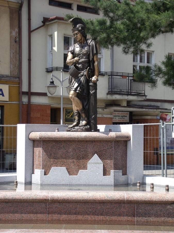 Nowy pomnik św Floriana