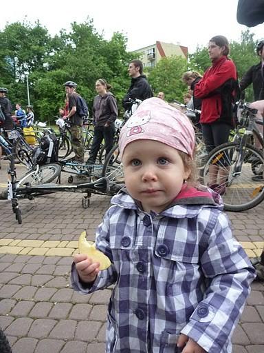 Przyszła rowerzystka :)
