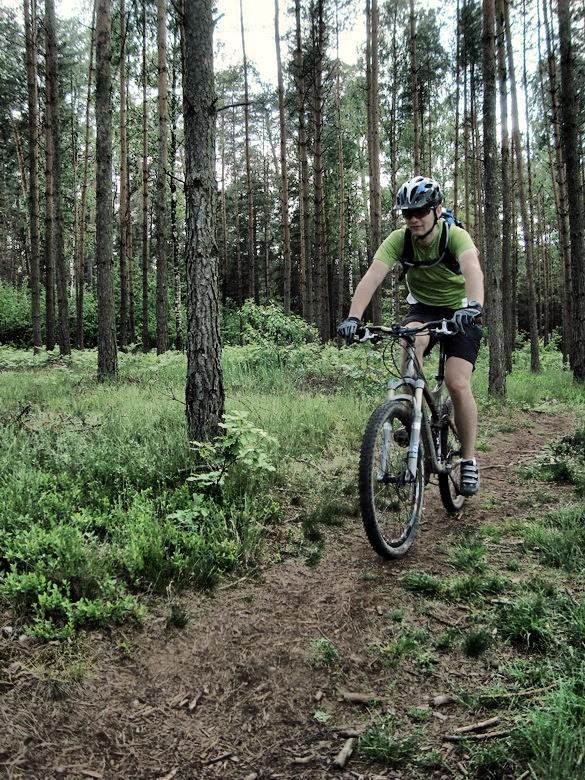 Siwy singletracku, singletrack pod Siwym