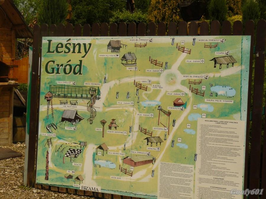Plan "Leśnego Grodu".