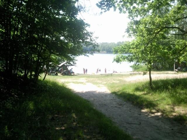 Jezioro pod miejscowościa Blankensee