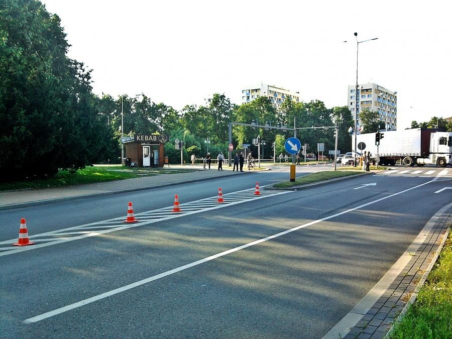Koniec wyścigu na Piłsudskiego