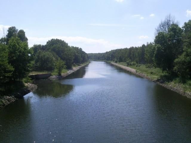 Widok z mostu na Odrę