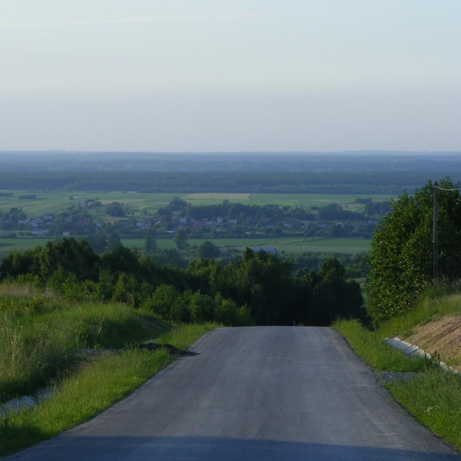 Widok z górki w Będziemyślu