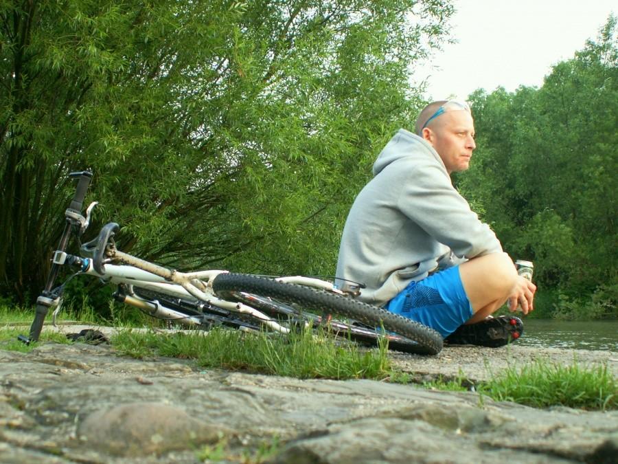 Normalnie prawie że romantycznie ;) - wieczorem nad Wisłą.