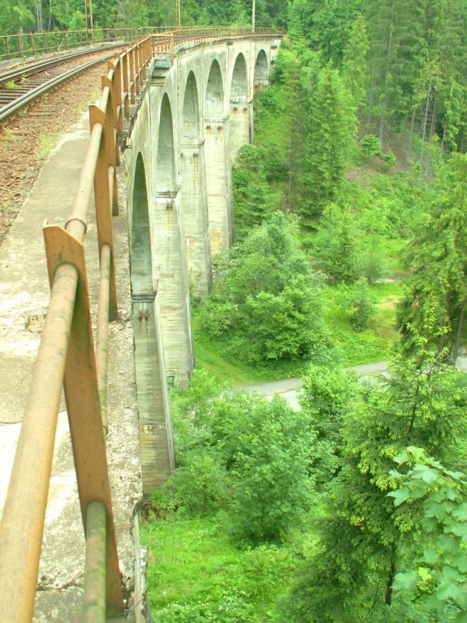 Wiadukt kolejowy w Wiśle Głębce IV.